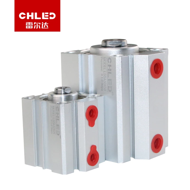 Chled Pneumatic Cylinder SDA Type 12/16/20/25/32/40/50/63mm Bore 5/10/15/20/25/30/35/40/45/50mm Stroke  Pneumatic Air Cylinder image 6