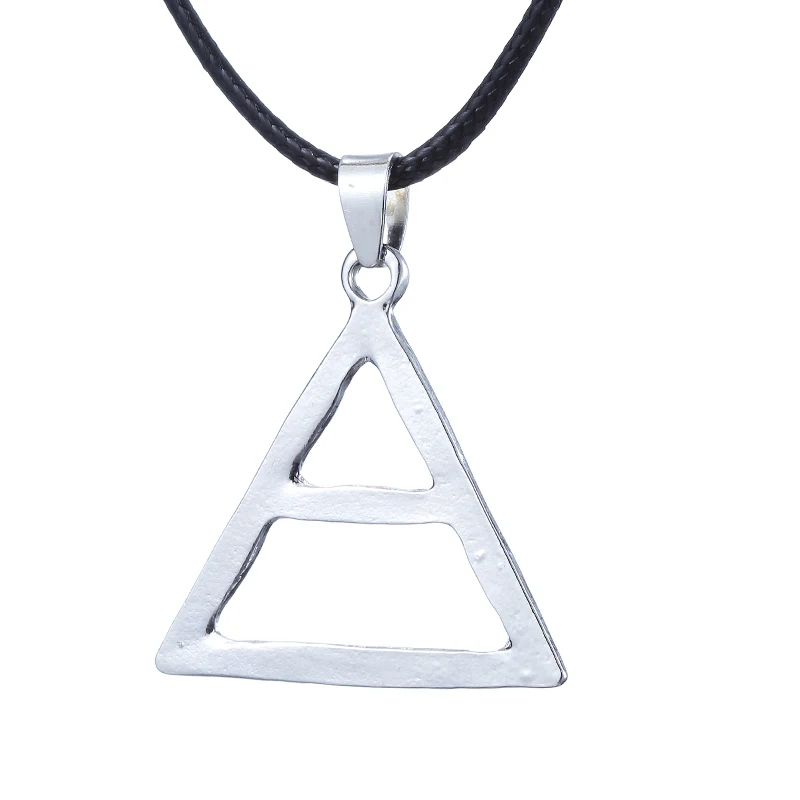 20pcs/lot wholesale Fashion Charm 30 Seconds to Mars Logo Triad Pendant Necklace,original factory supply