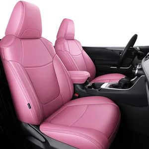Couro Seat Covers para carro, 5 Assentos, Conjunto completo, Qualidade superior, específico para Toyota RAV4, Corolla, CHR, Camry, Custom Fit, Acessórios de carro 8 principais vendas toyota c hr capa banco - №5