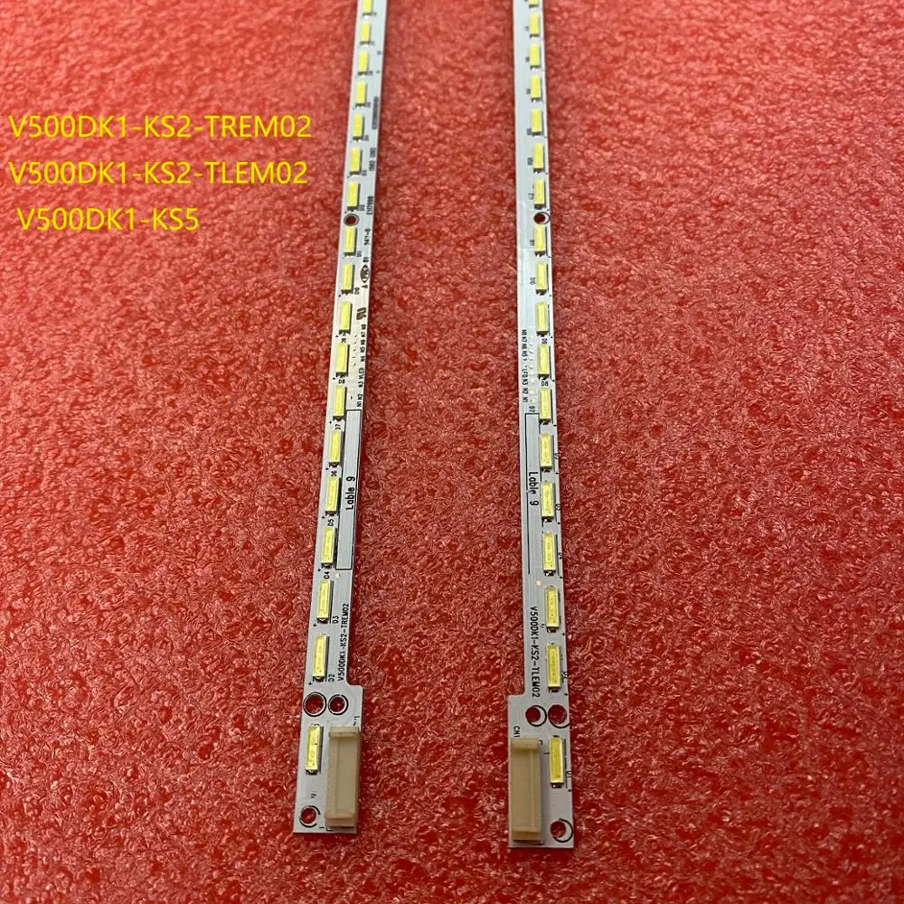 

LED Strip(2)for TV 50UF8300 50UF8307 Panasonic TX-50CX680E TX-50CX700B V500DK1-KS2-TLEM02 TREM02 6202B000A2300 6202B000A1300