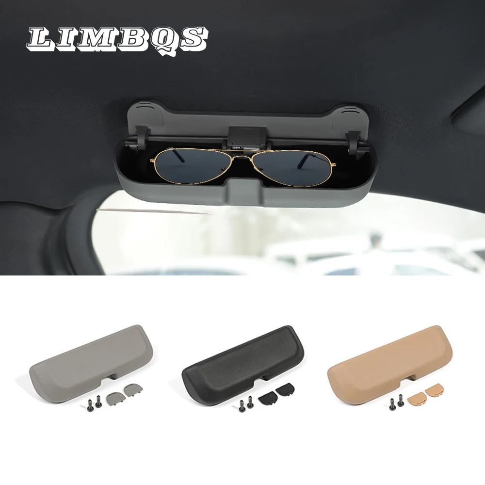 

Car sunglasses holder glasses case storage box for Porsche Macan auto sun visor glasse case organizer spectacle storage holder