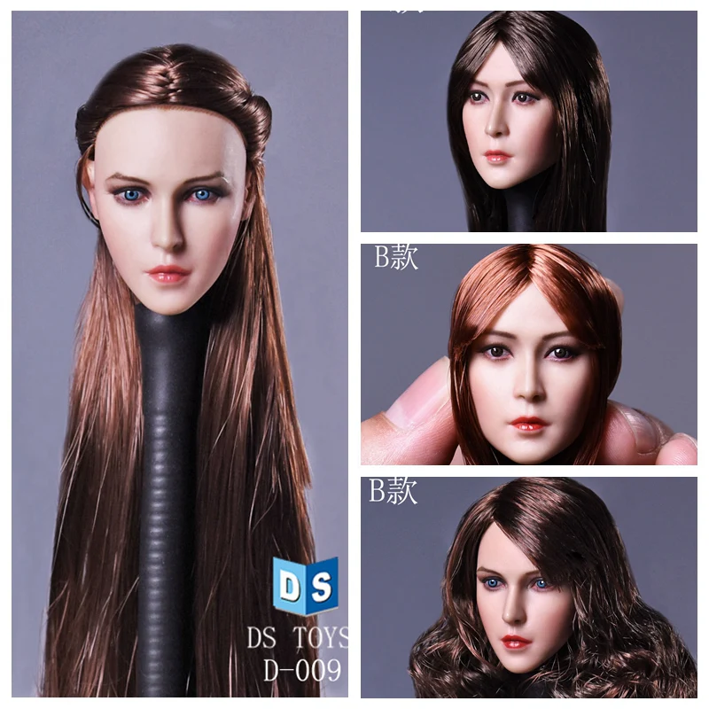 1/6 Scale Collectible Figures Accessories Beauty Woman Head Sculpt For 12