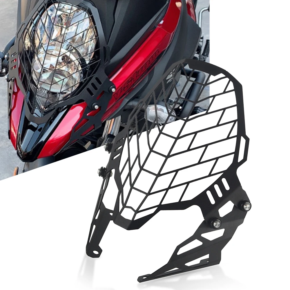 

Motorcycle Headlight Head Light Guard Protector Cover Protection Grill FOR SUZUKI DL650 V-STROM 650 2017 2018 2019 2020 2021