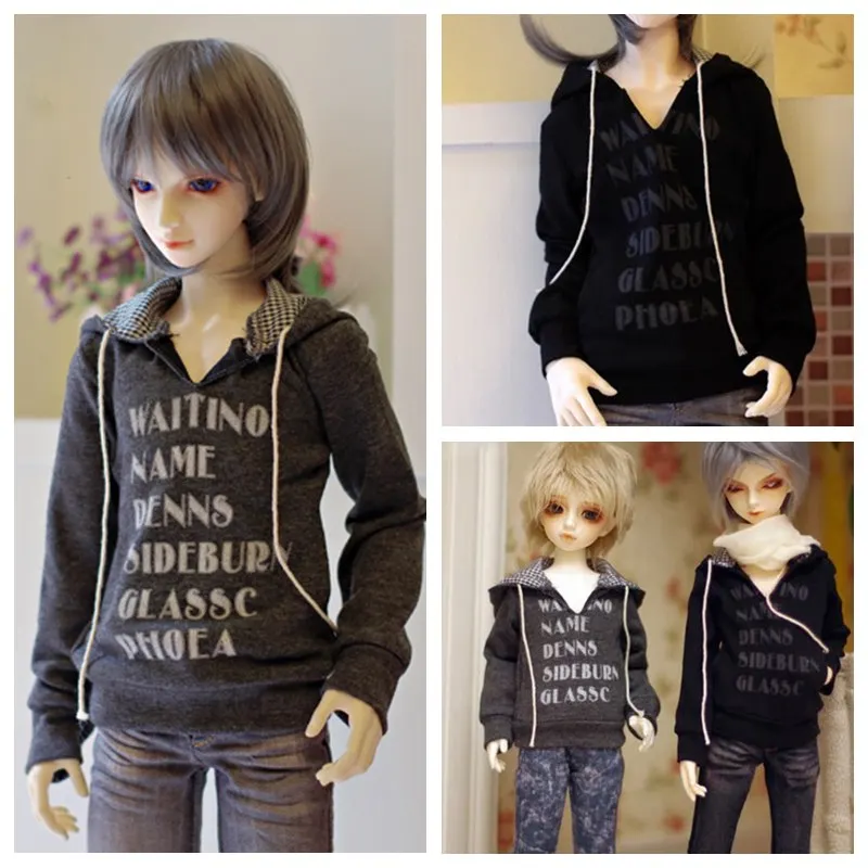 

1/4 1/3 scale BJD doll clothes Hooded Sweatshirt for BJD/SD accessories SD17 uncle.Not included doll,shoes,wig and other A1000