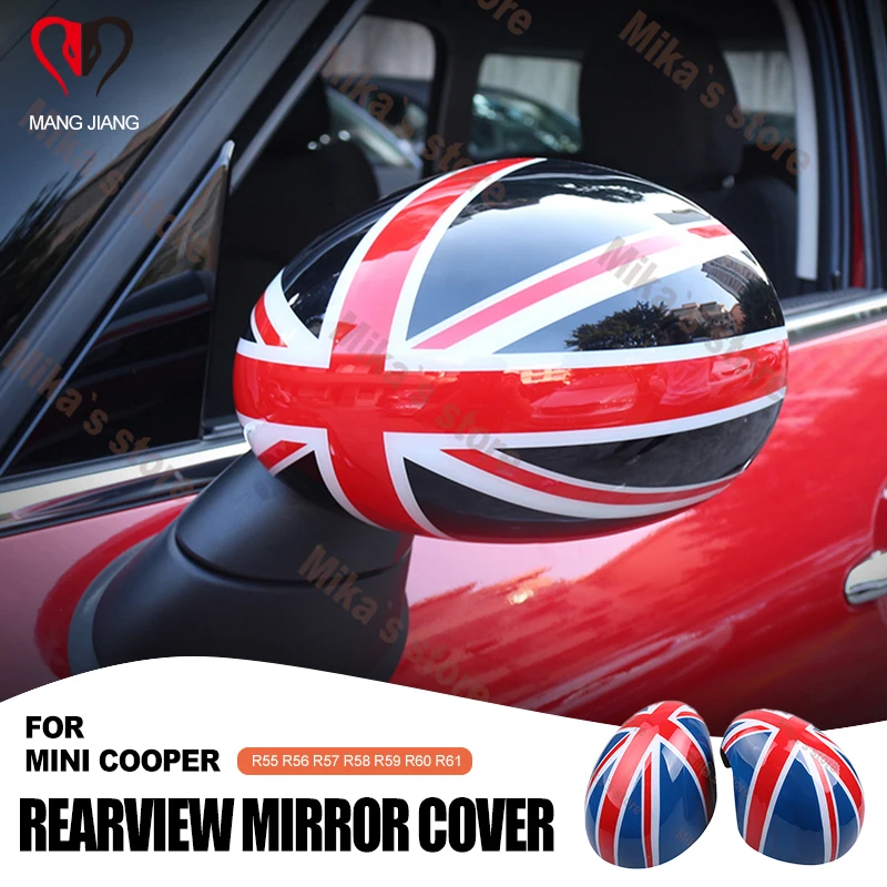 

Чехол для зеркала заднего вида Union Jack, медный, для Mini R55, R56, R57, R58, R59, R60, R61
