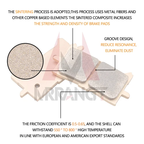 Imagen 2 del producto Pastillas de freno delanteras/traseras para motocicleta Honda CRF1000 L CRF1000L Africa Twin 2016 2017 2018 2019 2020 CRF1100L Advenure 2020