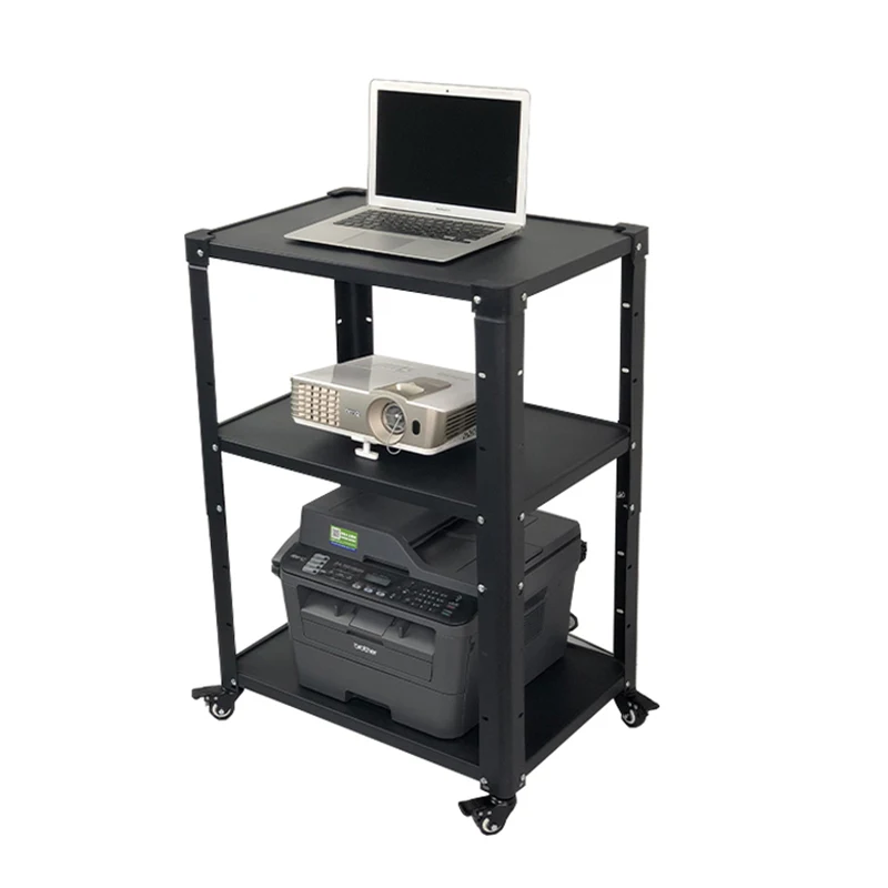 Office Home Projector Cart Cabinet Projector Cart Desktop Instrument Cart Computer Printer Mobile Cart Workbench