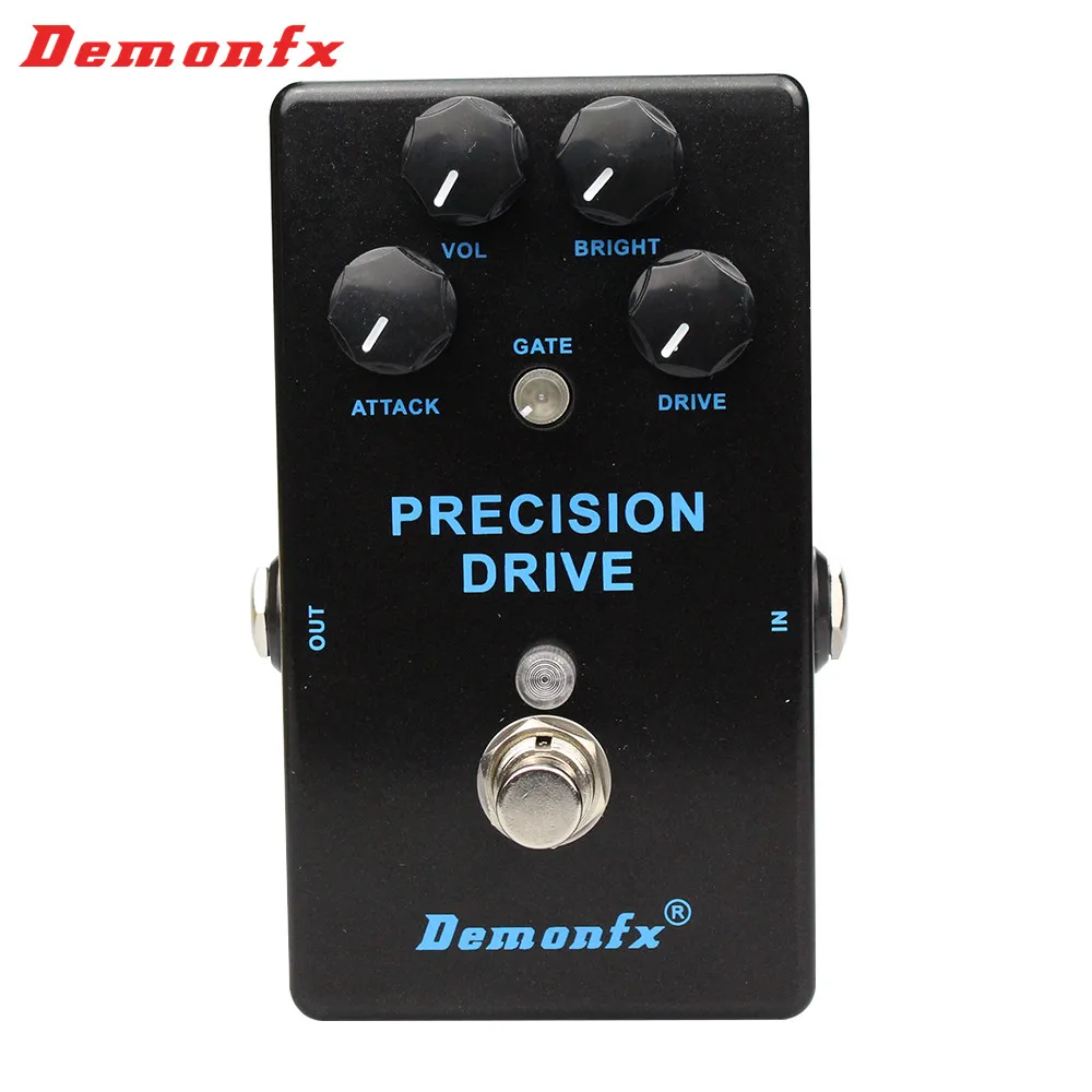 Demonfx-Pedal de accionamiento de precisión de alta calidad, efecto de Pedal de guitarra, Overdrive, nuevo