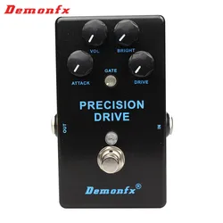 Nova demonfx alta qualidade precisão unidade overdrive & portão pedal efeito guitarra pedal overdrive pedal