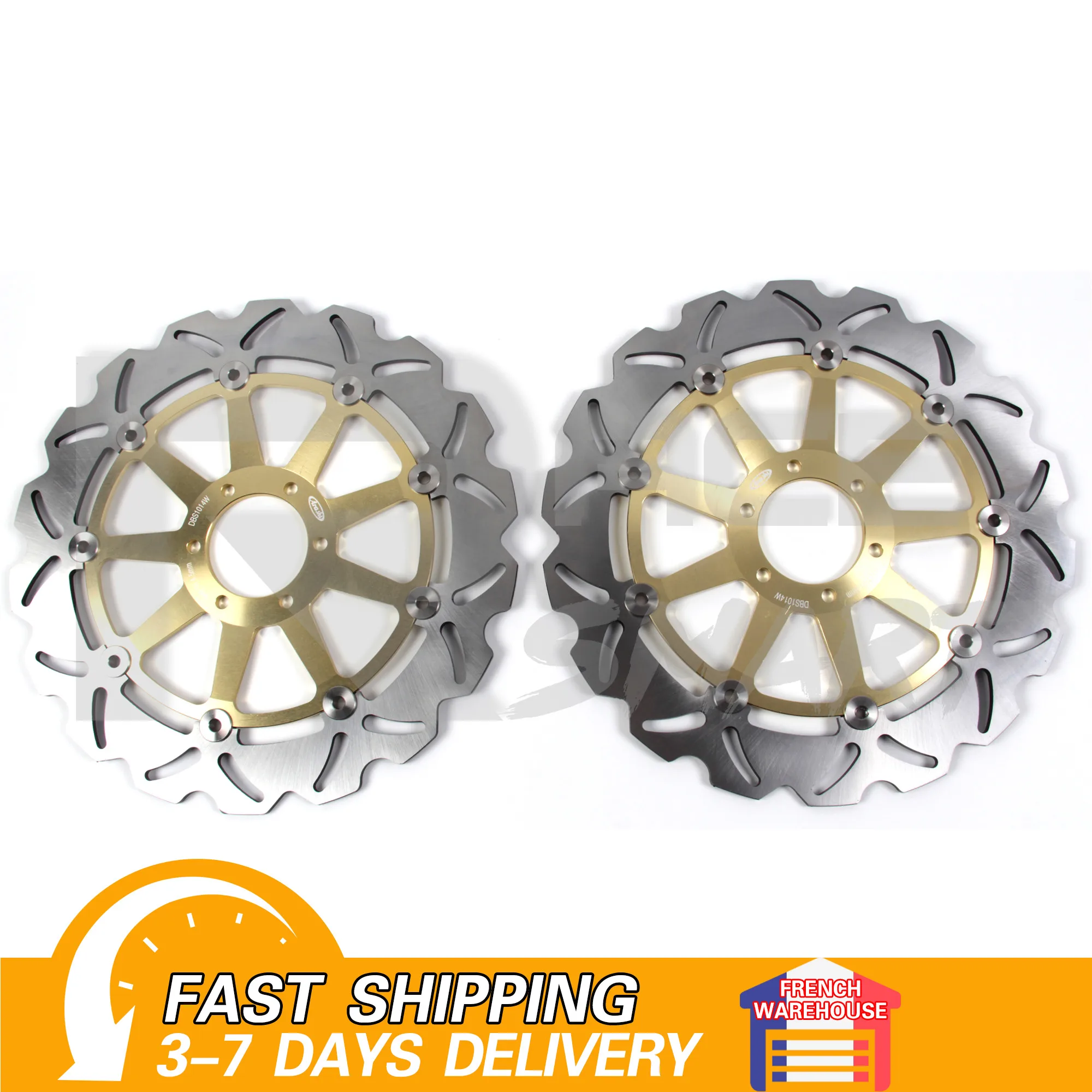 1 Pairs Motorcycle CNC Front Brake Disks For YAMAHA XJR 1200 1995-1998 XJR1200 XJR-1200 Discs Rotors FZR EXUP 1000 1990-1995 New