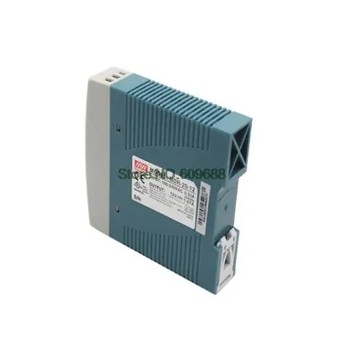 الأصلي يعني جيدا MDR-20 MDR-20-24 24 فولت 1A ميانويل MDR-20 24 فولت 24 واط إخراج واحد الصناعية الدين السكك الحديدية امدادات الطاقة