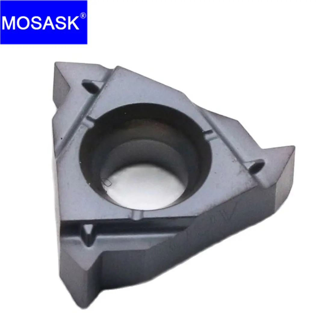 Imagem -04 - Mosask-inserções de Carboneto de Tungstênio Rosqueamento Interno Usinagem de Processamento Geral Aço Inoxidável 06 08 11 16 ir A60 Zp10 10 Pcs