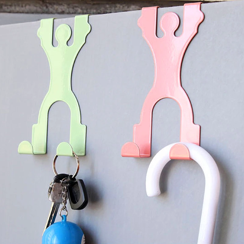 Kitchen Cabinet Door Back Hook Towels Clothes Kitchen Bathroom Accesories Storage Hanger Hook Back Door Hanging Holder