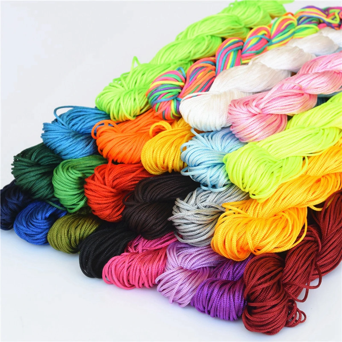 40 Meters Nylon String Chinese Knotting Thread A 1mm Macrame Rattail Cord