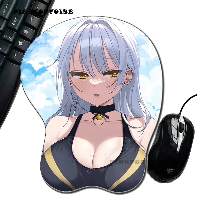 

PINKTORTOISE Anime ishtar&ereshkigal 3D Breast Mouse Pad Silicone Wrist Rest Mousepad Chest Mouse Hand PC Office Comic Mouse mat