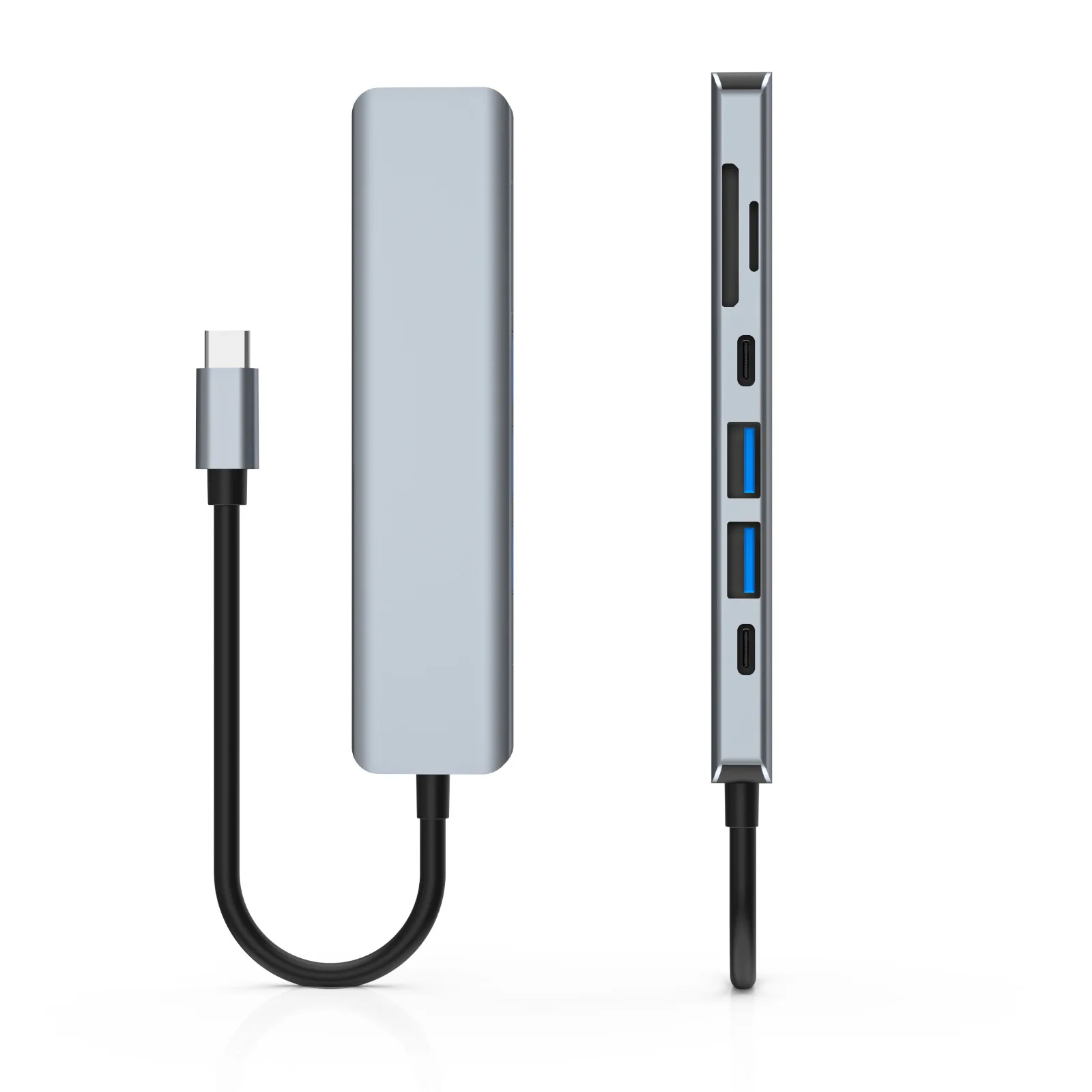 Baseus-estación de acoplamiento 7 en 1 para teléfono, adaptador de estación de acoplamiento para portátil, USB tipo C, PD, para Apple, Huawei