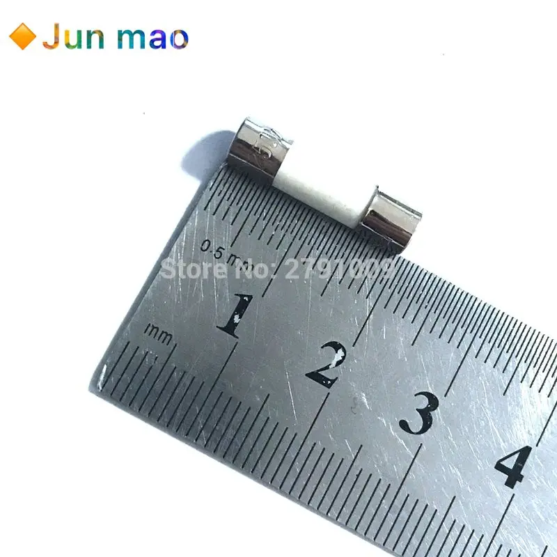5*20mm Ceramic Fuse Tube Fuse 5x20mm 250V 0.5A 1A 2A 3A 4A 5A 6A 8A 10A 12A 15A 20A 25A 30A Fast Fusing 5X20 High Quality
