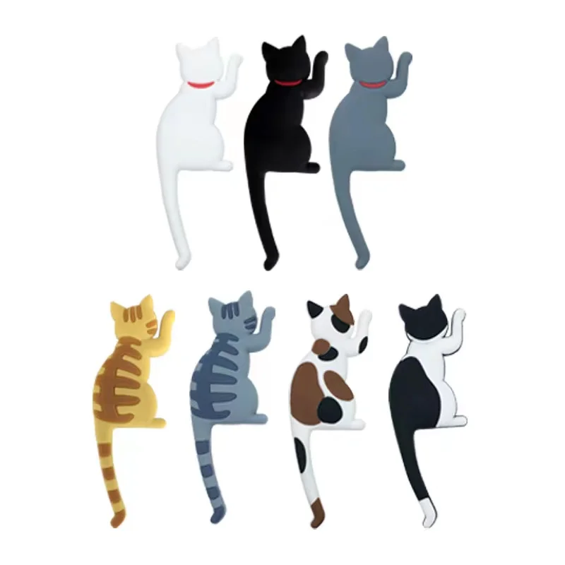 Lovely Cat Series Refrigerator Magnet Cat Magnet Home Decoration Creative Gift Animal Refrigerator Sticker