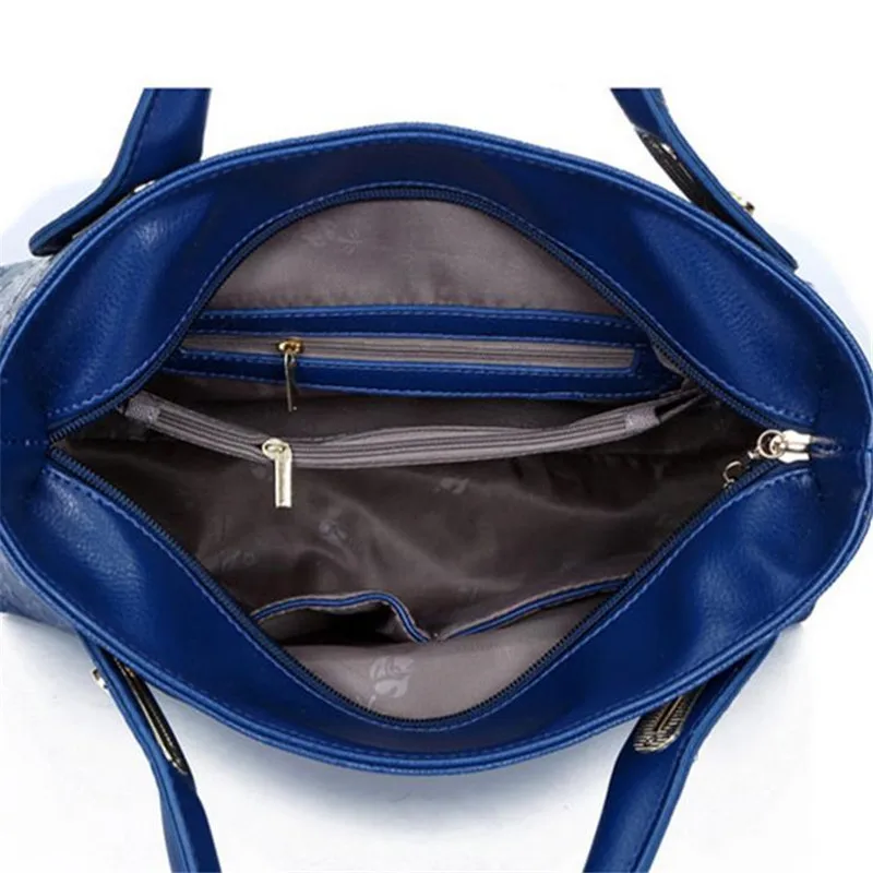 Multifunktions 4 teile/satz Frauen Tasche PU Leder Luxus Designer Taschen Handtasche Messenger Tasche Schulter Tasche Brieftasche Taschen Lagerung Tasche – Detail 7