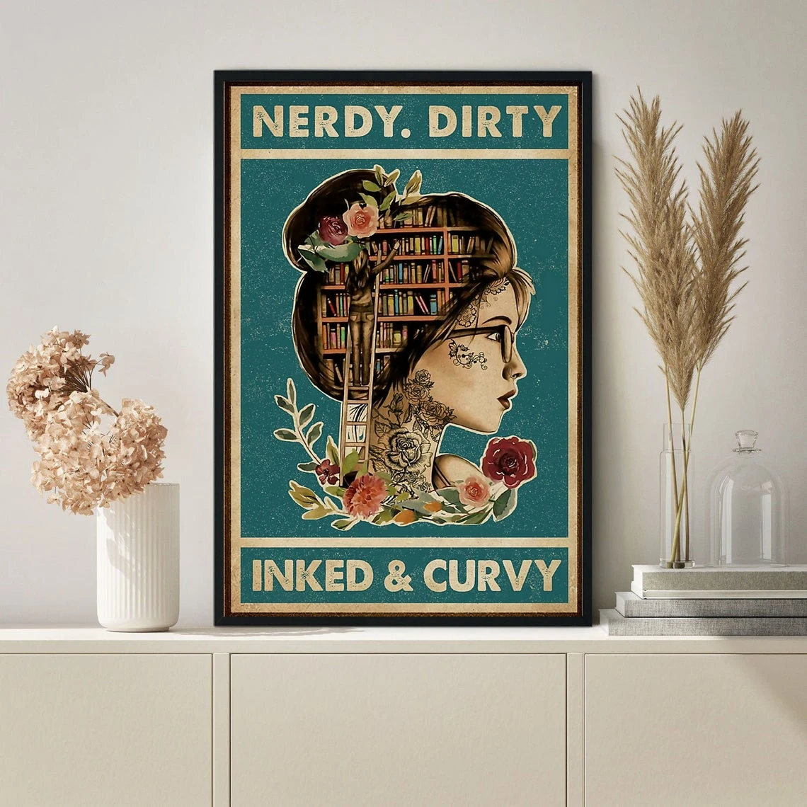 Nerdy dirty inked and curvy Poster Home Decoration Wall Painting (No Frame)