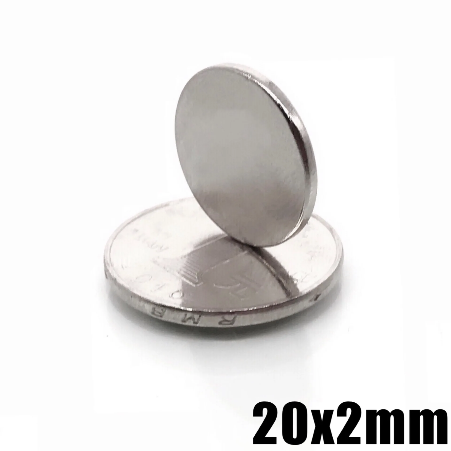 5/10/20/50/100/200Pcs 20x2 Super Powerful Strong Bulk Round NdFeB Neodymium Disc Magnets 20x2mm Dia N35 Rare Earth Magnet 20*2