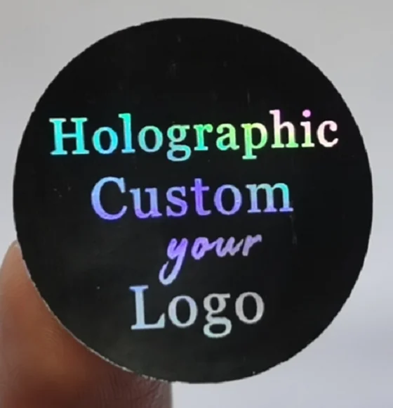 Personalized customized stickers holographic logo company logo/wedding stickers/design your own stickers