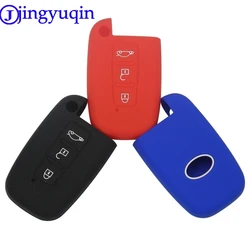 jingyuqin Remote 3Buttons Car-Styling Key Silicone Cover Skin For Hyundai Solaris HB20 Veloster SR IX35 Accent Elantra i30 Smart