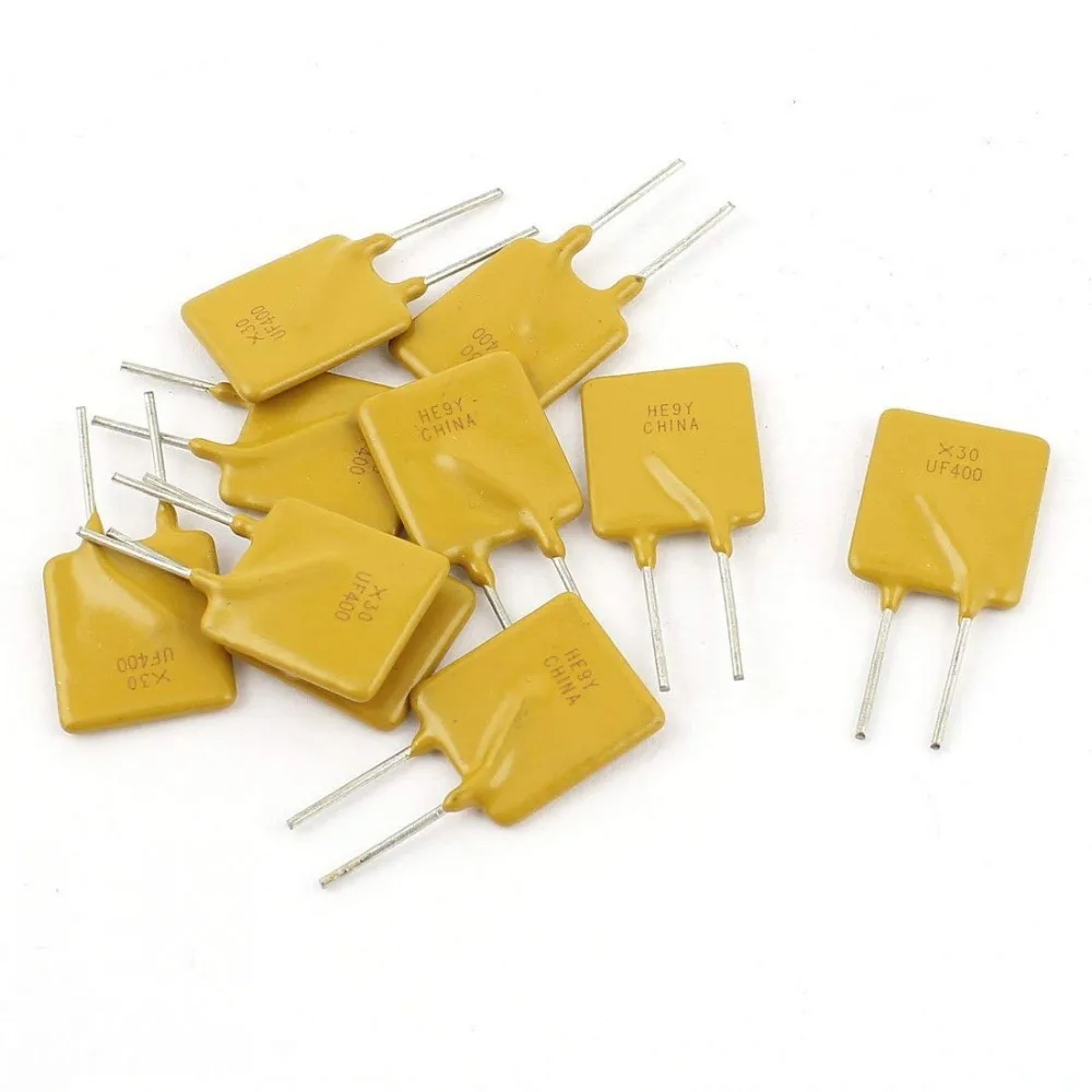 

500PCS PPTC Plug In Self Recovery Fuse RUEF400 30V 4A 4000MA Insurance Pipe Protective Tube Recoverable Fuse PolySwitch