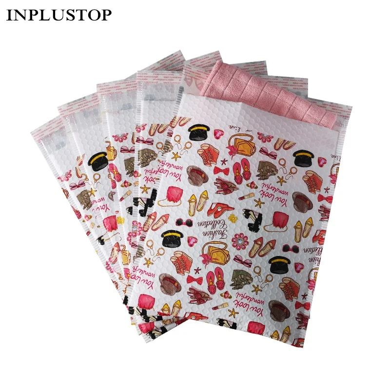 10&20pcs/Lot Bubble Mailers Padded Envelopes Pearl film Gift Present Mail Envelope Bag For Book Magazine Lined Mailer Self Seal