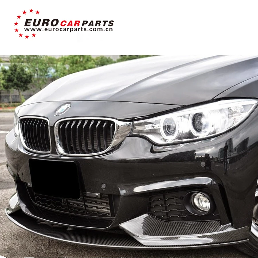 4 series F32 F33 carbon finber front lip fit for 4 series F32 F33 420 435 428i to M-Sport carbon front spoiler