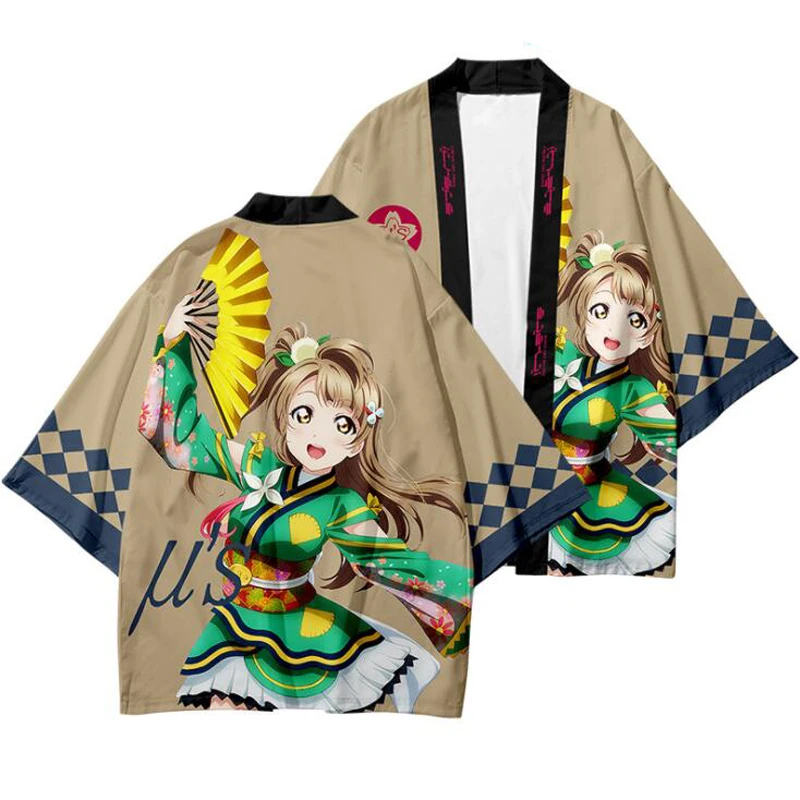 Anime Love Live Nozomi Tojo Cosplay Costume Haori Japanese Kimono Cardigan Shirt Harajuku Jackets Halloween Party for Men Women