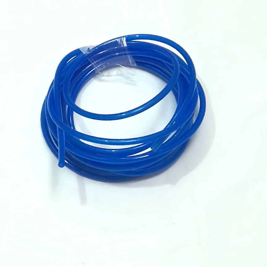 5 10 15 20 Meters/LOT Blue PU Trachea 6X4mm Polyurethane Air Compressor Hose Air Duct 6*4mm With MINI European Connector