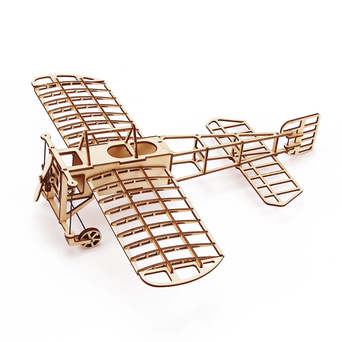 Bleriot XI Model Plane Kit Aeroplane 3D Wooden Puzzle Aircraft Building Toy Desk Decoration Self Assembly For Kids Adults