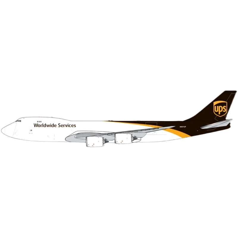 Diecast 1:200 UPS McDonnell Douglas MD-11F N281UP Freighter Simulation Model Alloy Collectible Birthday Gift