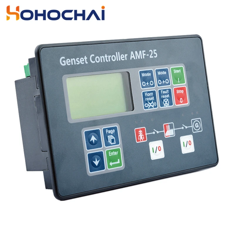 Imagem -03 - Auto Start e Stop Control Module Gerador Diesel Genconjunto Controller Substituir Original Amf25 Amf-20