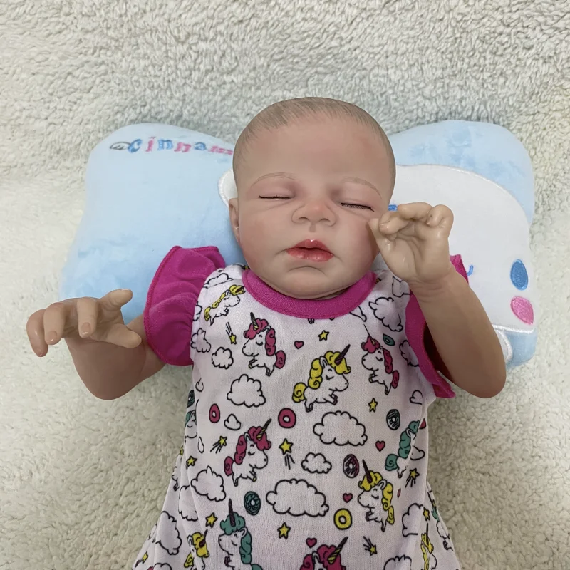 16 Inch 3D Skin Zendric Ready Reborn Baby Painted Doll High Quality Painting Realistic Baby Toy For Girls