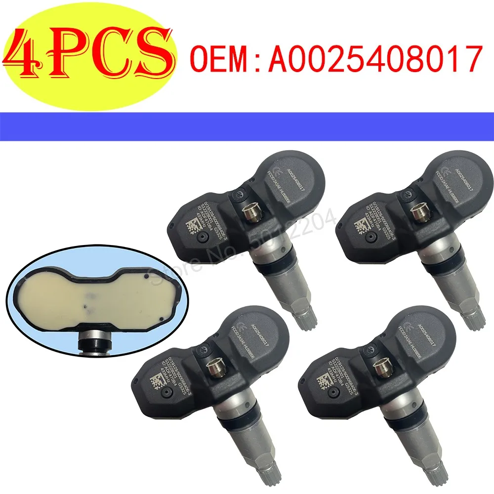 A0025408017 Tire Pressure Sensor Monitoring System TPMS 433Mhz For Mercedes-Benz GL550 GLK350 ML350 R350 S350