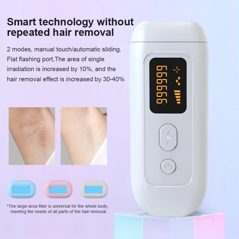 Depilador a laser permanente ipl, 990000 flashes, remoção de pelos, fotodepilador, virilha, depilador facial, corpo sem dor