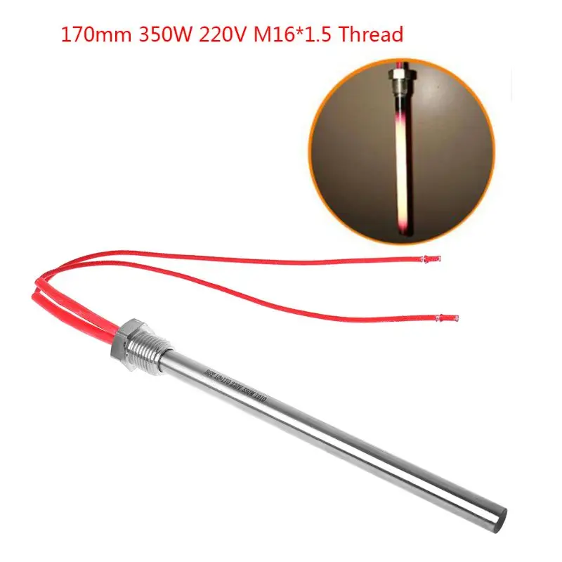 350W 220V zapłon zapłonowy gorący pręt piec na Pellet drzewny 10*140/150/170mm M16 * 1.5 gwint do kominka Grill zy129 wysokie bezpieczeństwo