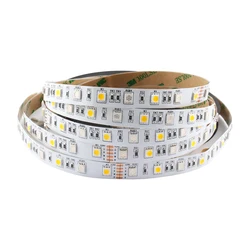 5M/1M LED Strip Lights SMD 5050 60Leds/M 12V DC NO Waterproof Ribbon Diode Flexible RGB LED Strips Tape for Room Decoration