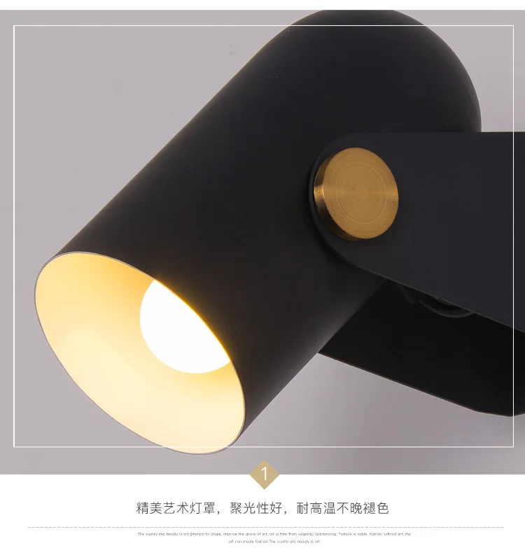 Carronade Wand Licht Europa Nordic Kleine Kupfer drop licht Led Goldene Moderne Schlafzimmer Esszimmer Bar deco design Led loft wand lampe – Detail 13