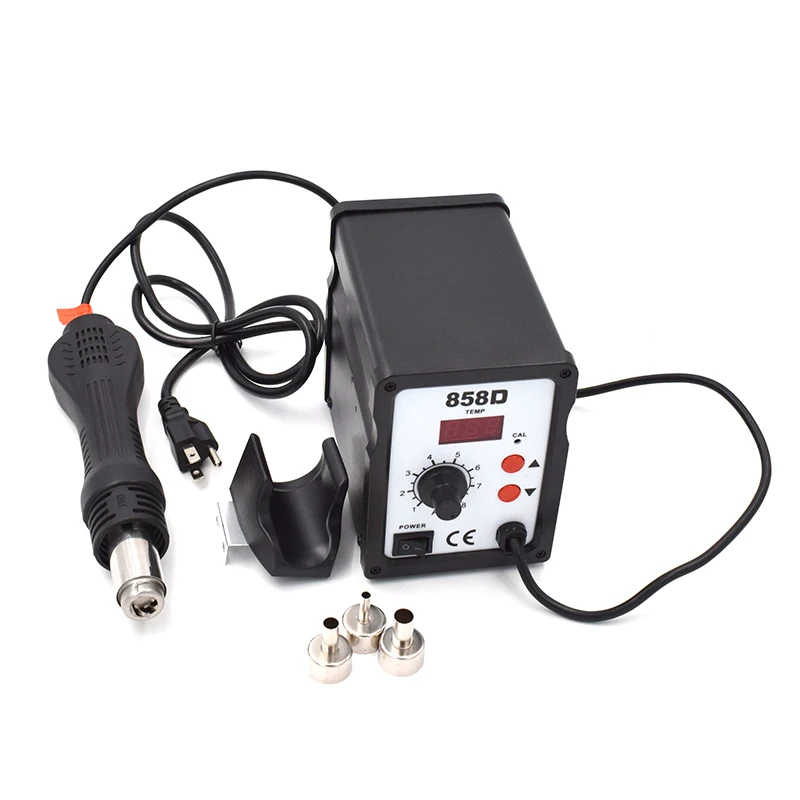 858D منفاخ هواء ساخن, محطة لحام SMD 220V 700W