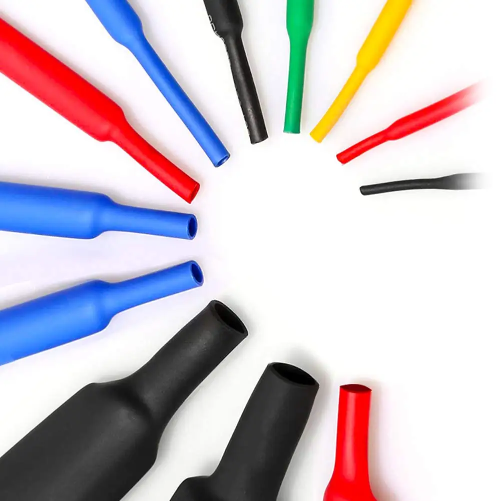 750 stücke Schrumpf Schlauch Isolierung Schrumpf Rohre Sortiment Elektronische Polyolefin Draht Kabel Hülse Kit Schrumpf Rohre