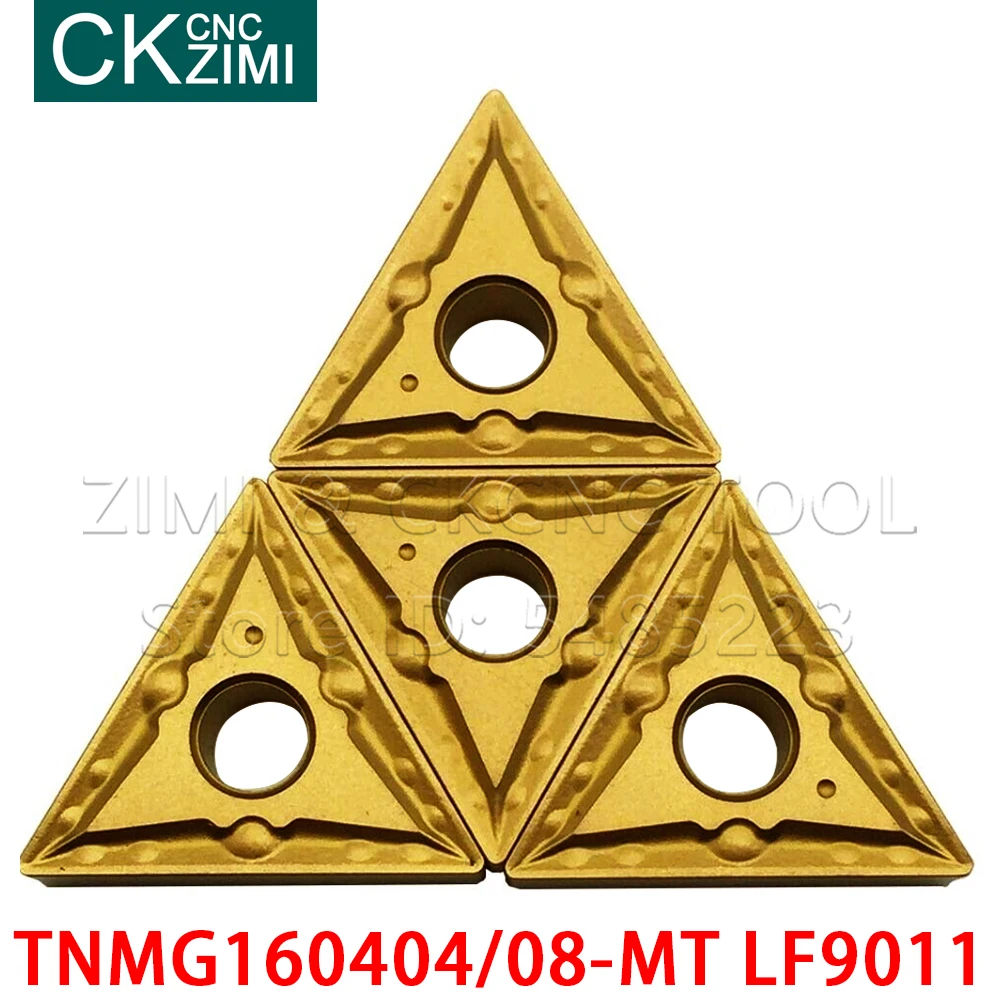 10 قطعة TNMG160404-MT LF9011 TNMG160408-MT LF9011 TNM331 TNM332 كربيد تحول إدراج CNC مخرطة أدوات الخشب تحول أدوات للصلب