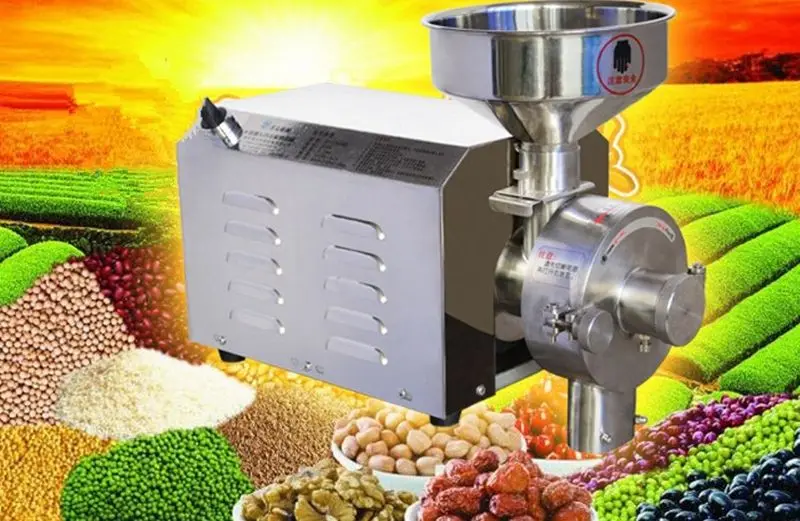 Spice and Chinese Herb Grinder, Sugar Peppe Mill, Soybean Grain Food Grinding Machine