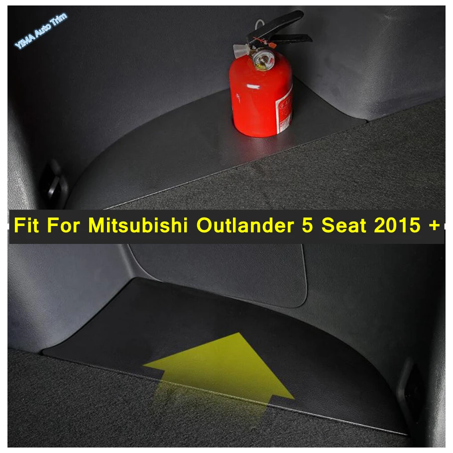 

Car Rear Trunk Fire Extinguisher Fixed Partition Board Side Storage Case Accessories For Mitsubishi Outlander 5 Seat 2015 - 2020