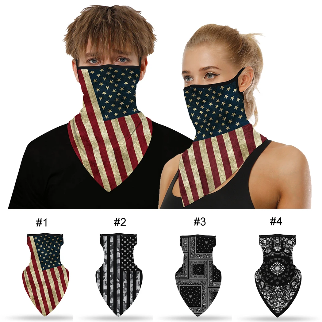 Cycling Face Mask Fashion Dustproof UV-Proof Face Bandana Face Cover Scarf Neck Running Hiking Men Women