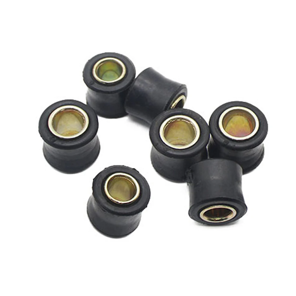 4pcs Motorcycle Electric Scooter Rear Shock Absorber Rubber Sleeve Cushion Rubber Ring 10mm 12mm Rear Shock Absorber Bushing