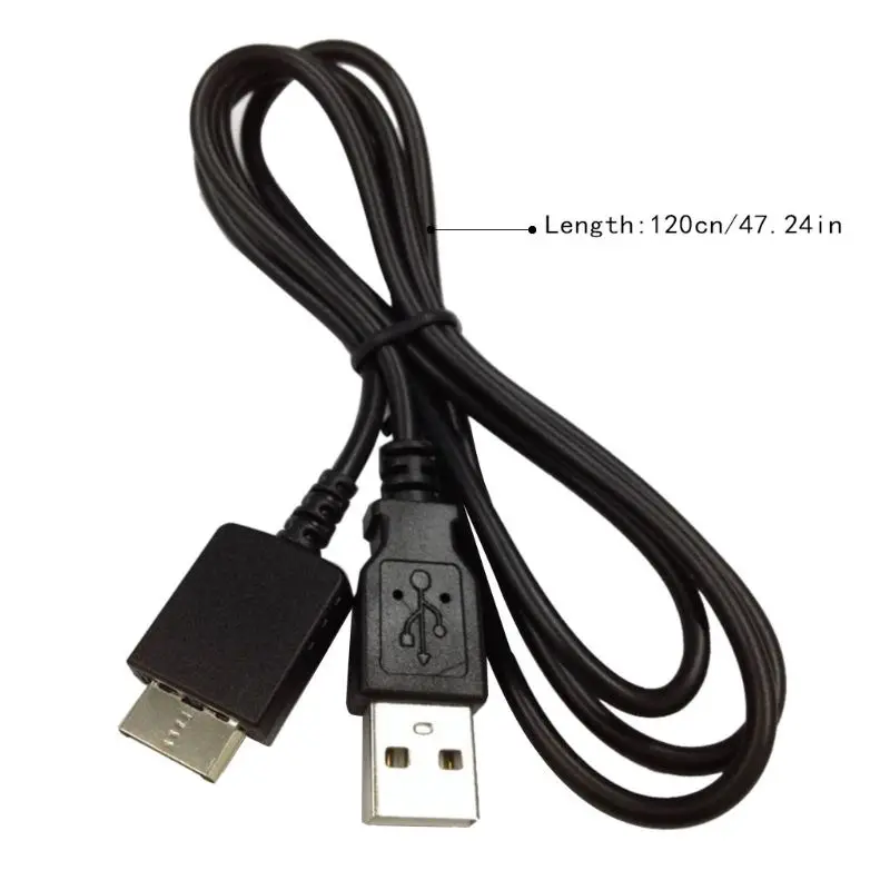 120CM USB2.0 Sync Data Transfer Charger Charging Data Cable Wire Cord for sony Walkman MP3 Player NWZ-S764BLK NWZ-E463RED