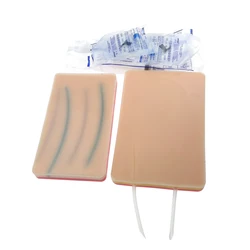 Silicone Injection Practice Pad Student Venipuncture IV Injection Training Model